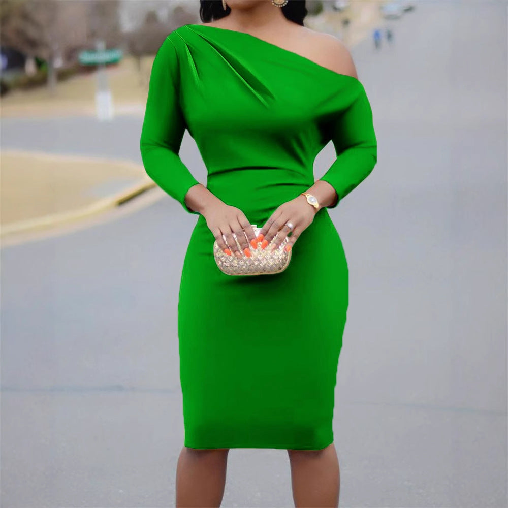 Shoulder-Off Dress for Style