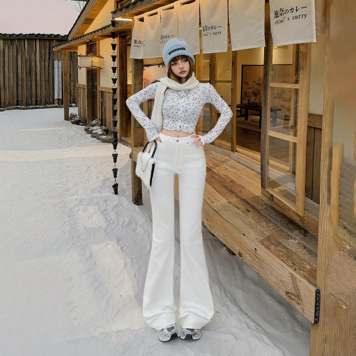 White Flared Jeans for Women