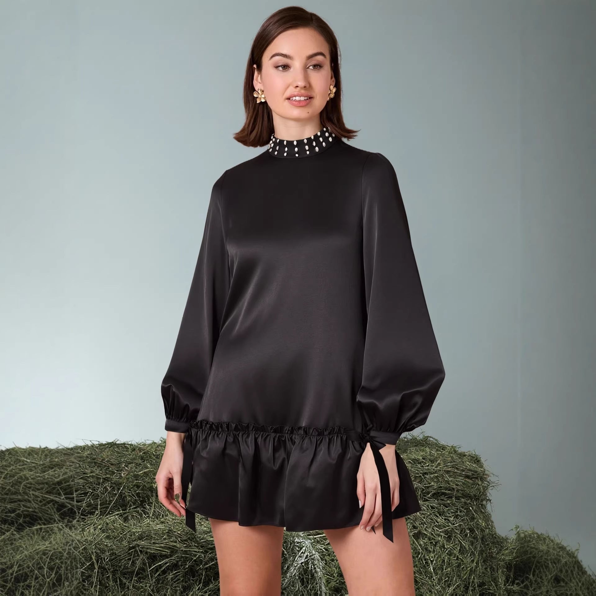 Long sleeved loose dress