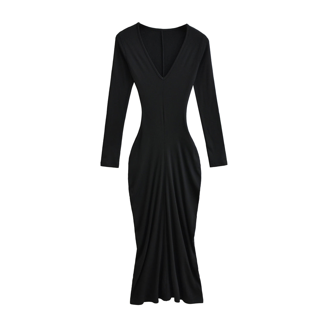 Velvet waist cinching dress