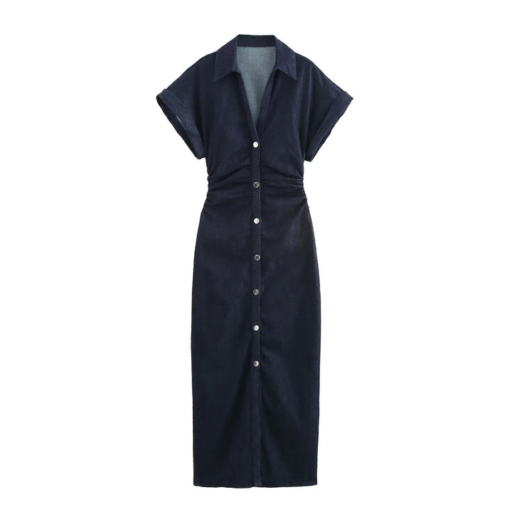 Versatile classic denim dress