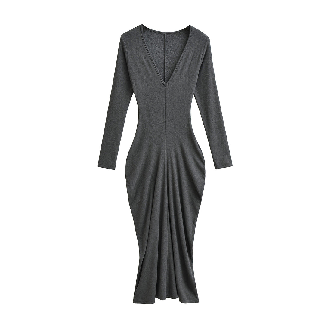 Velvet waist cinching dress