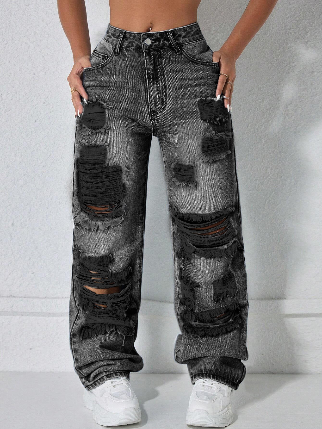 Straight leg women's jeans