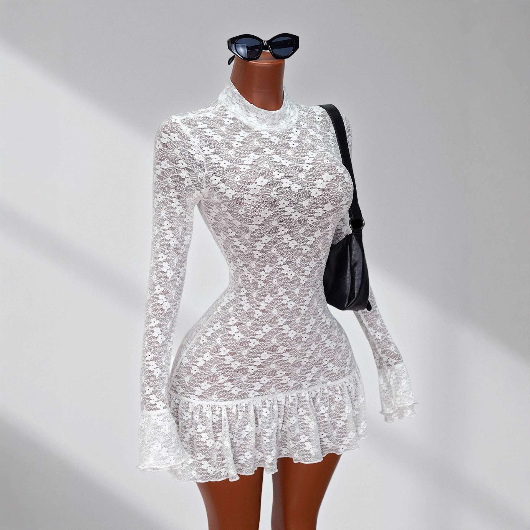 Hollow lace dress