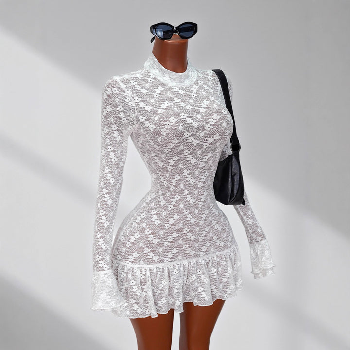 Hollow lace dress
