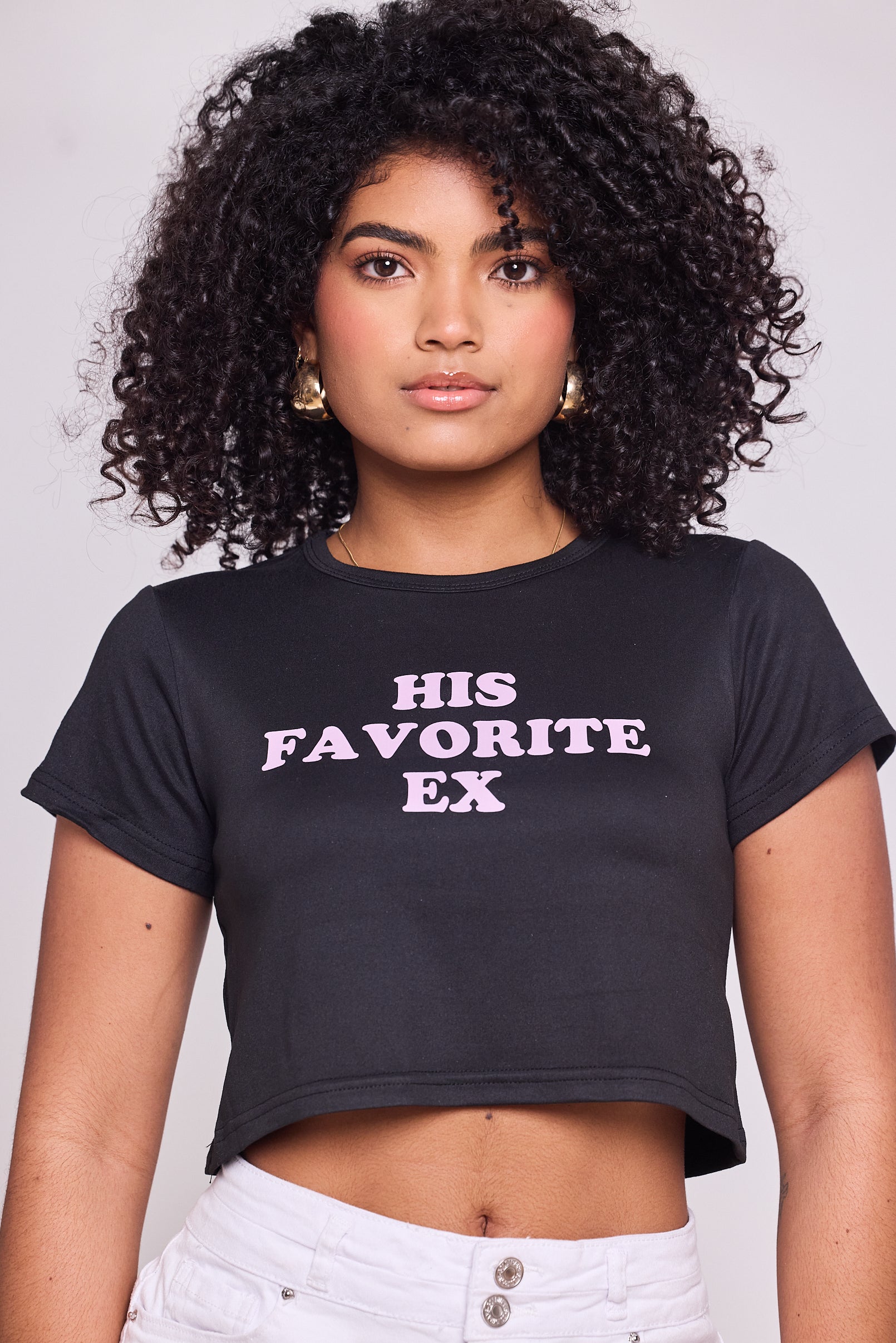 His Favorite Ex Crop Tee