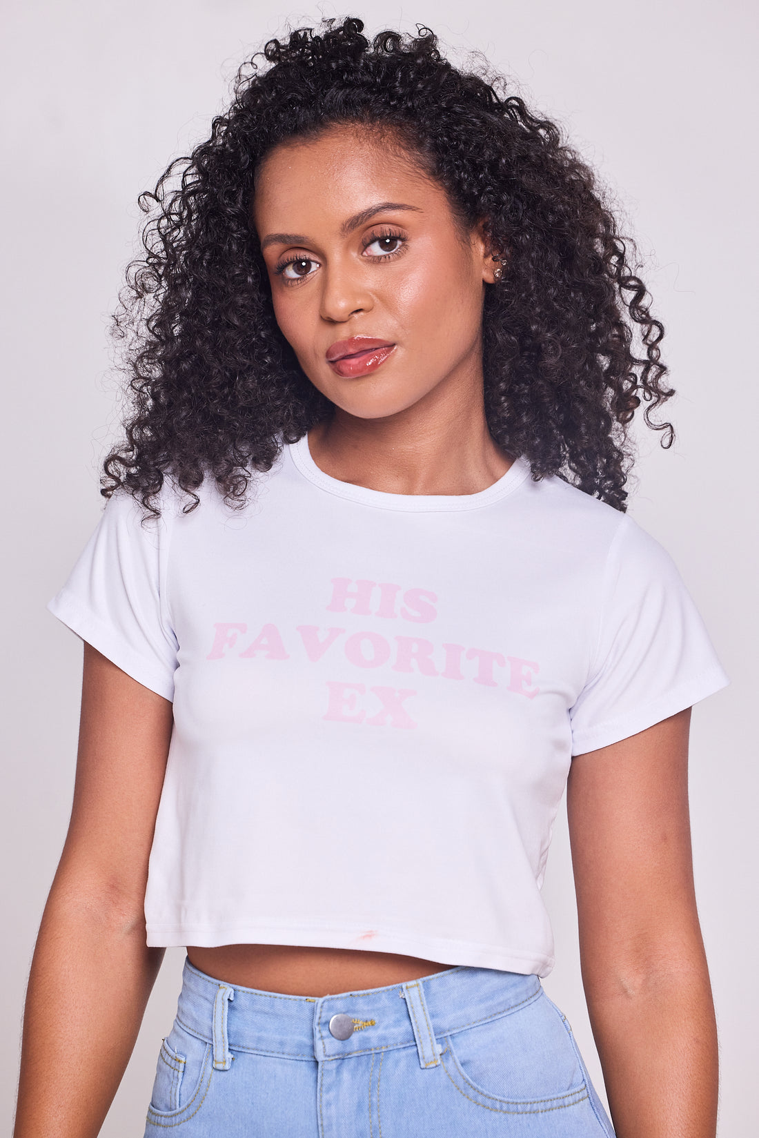 His Favorite Ex Crop Tee