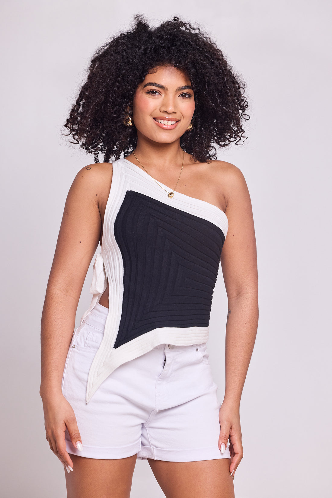 Geo Edge Asymmetrical Top