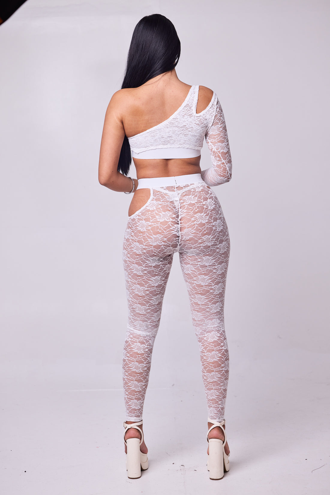 Ivory Allure Lace Set