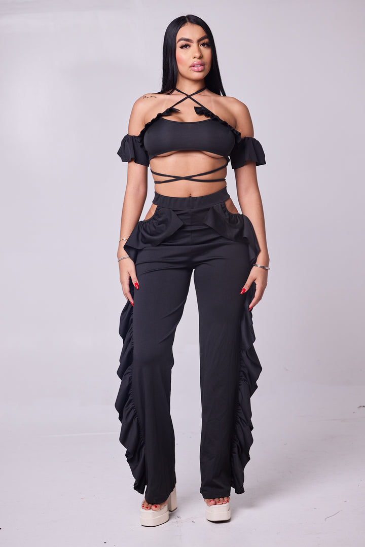 Scarlet Flair Two-Piece Set