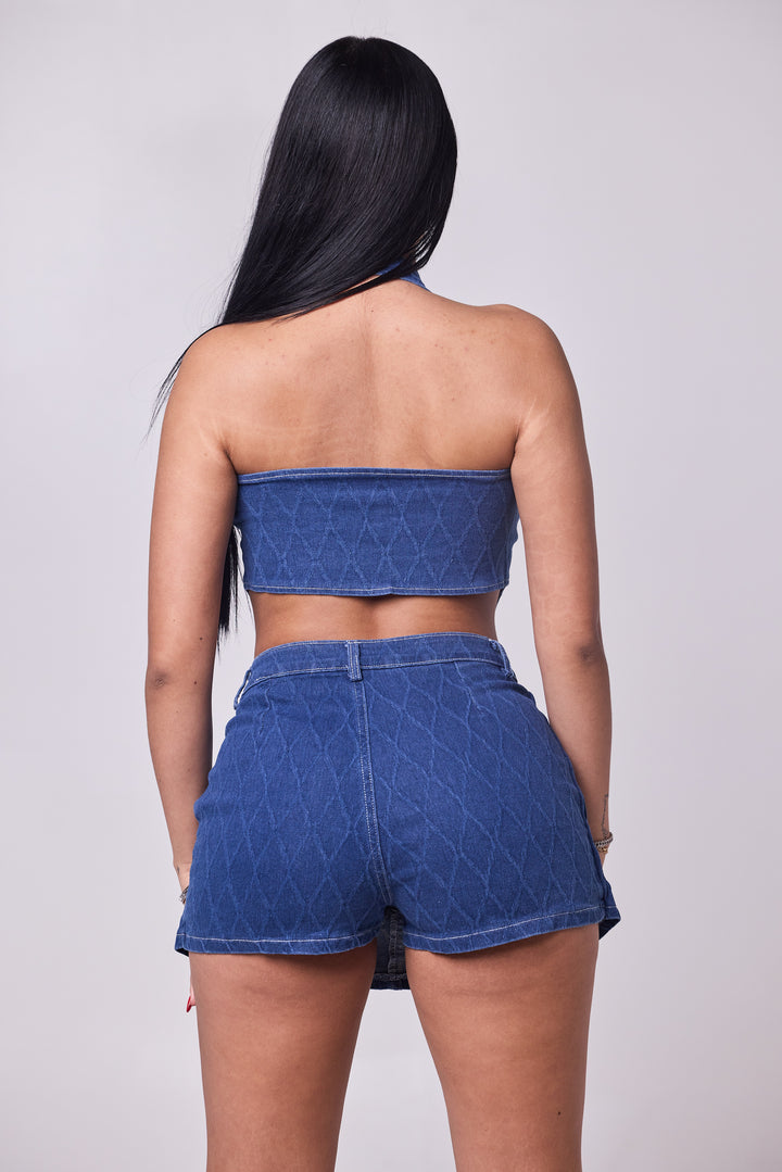 Denim Diva Quilted Set