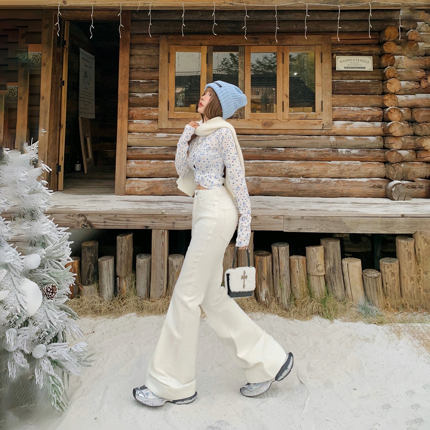 White Flared Jeans for Women
