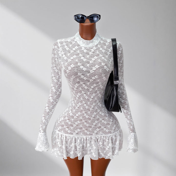 Hollow lace dress