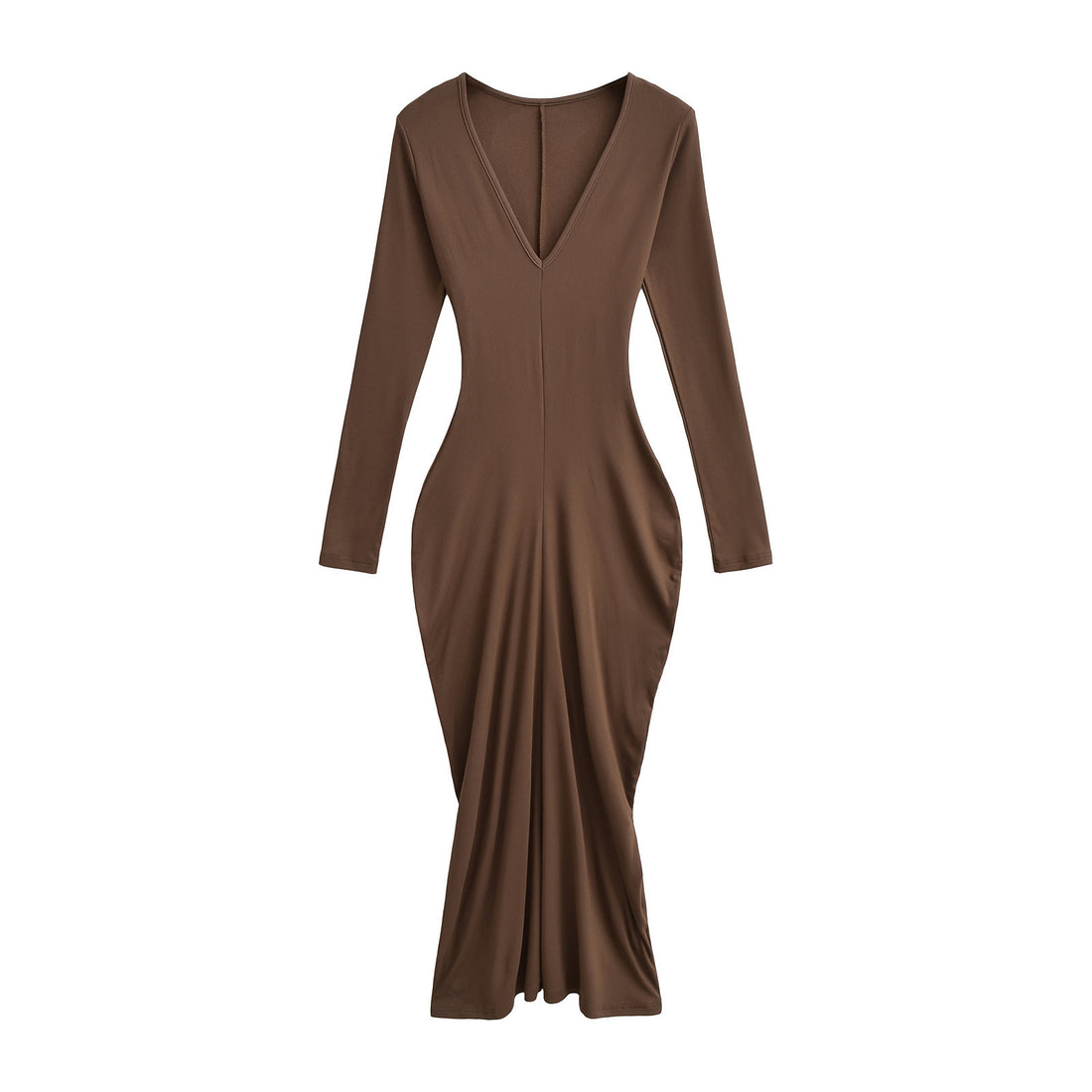 Velvet waist cinching dress