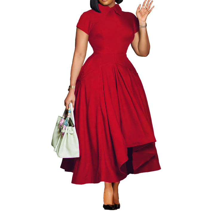 High-Waist A-Line Dress