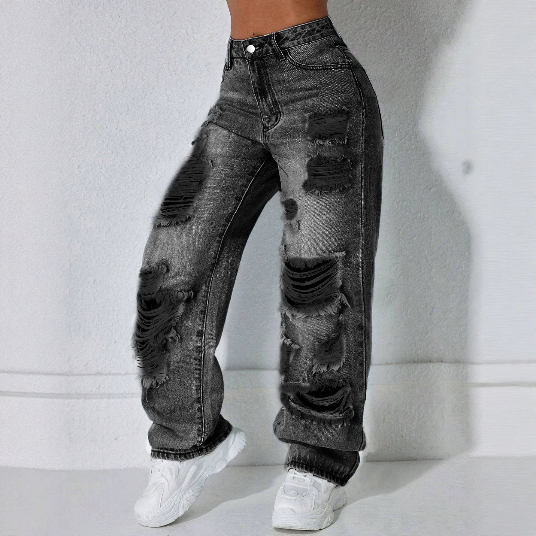 Straight leg women's jeans