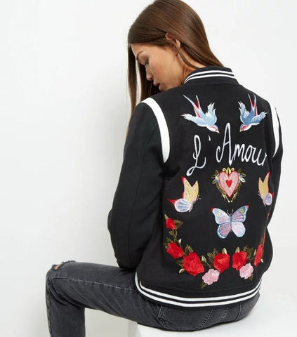 Love Again Varsity Jacket